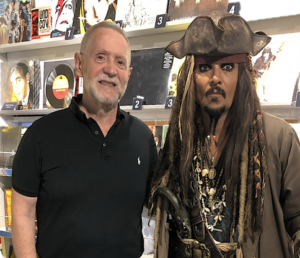 Philippe Videcoq et le sosie officiel de Johnny Depp